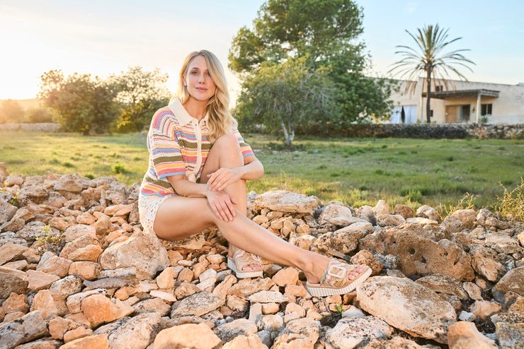 Rieker pantofle na klínku Pastell 69253-91