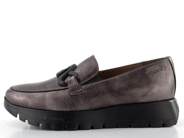 Wonders mokasíny na platforme plomo A-2494