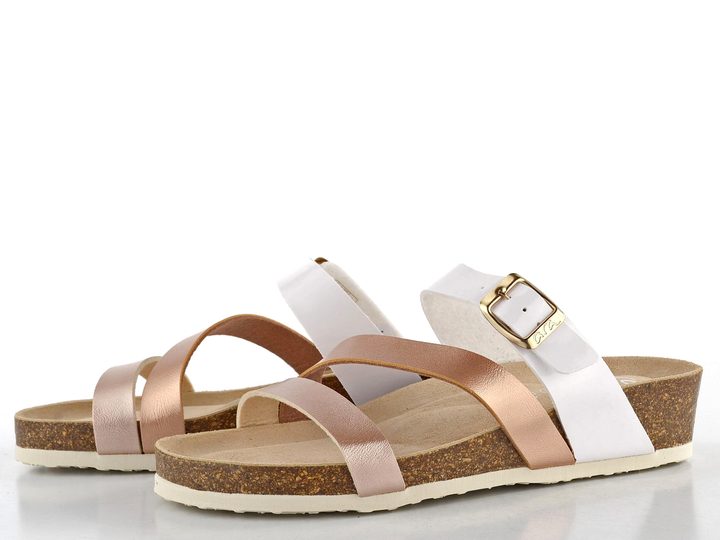 Ara dámské pantofle Bali Platin/Gold/Weiss 15-17212-15