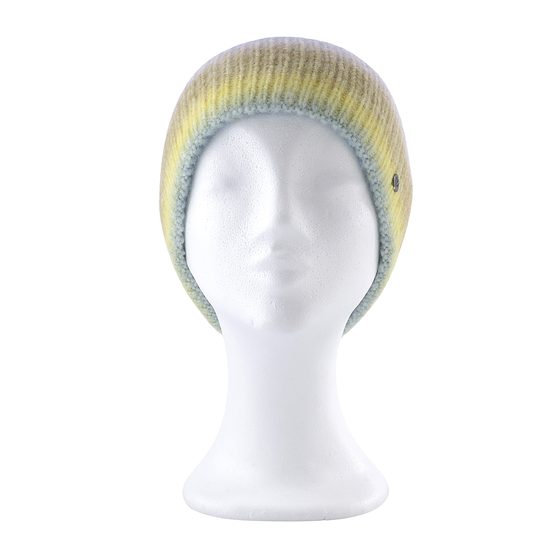 Fraas pletená čepice s barevným gradientem cloudy turquoise 667098-678