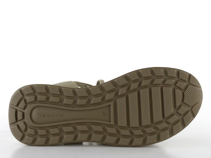 Tamaris sandály ve sportovním stylu Olive 1-28223-44
