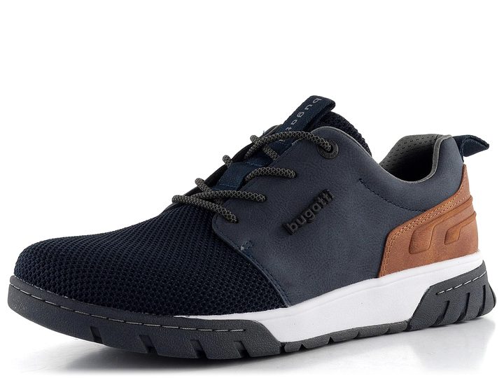 Bugatti pánské polobotky modré 322-ADW01-6900