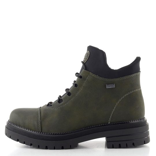 Rieker šněrovací kotník s membránou forest/schwarz Y3163-54