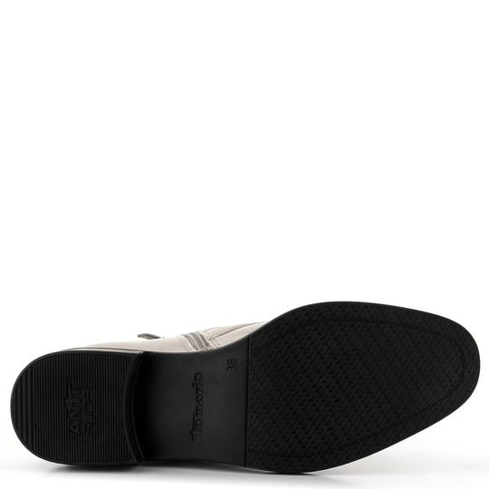 Tamaris světle šedý šněrovací kotník 1-25004-29