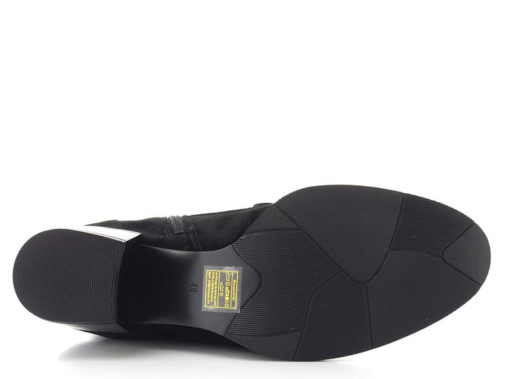 Regarde šněrovací kotník na podpatku Jolene-30 black
