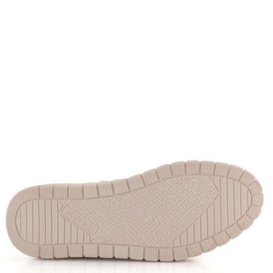 Bagatt vyteplený kotník na platformě béžový D31-AMC52-6469