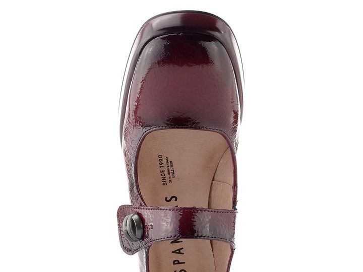 Hispanitas lodičky s páskem a širokým podpatkem Tokio wine HI254305