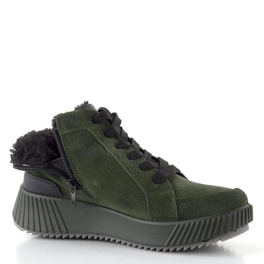 Ara šněrovací kotník s membránou Davos Fango/Schwarz 12-26908-06