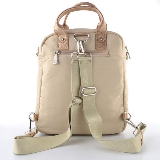 Wonders nylonový batoh beig WB-52006