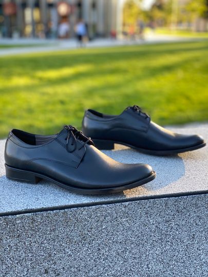 Barton celokožené poltopánky hladké 52420