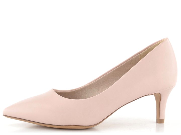 Tamaris pudrové elegantní lodičky Powder Matt 1-22414-20