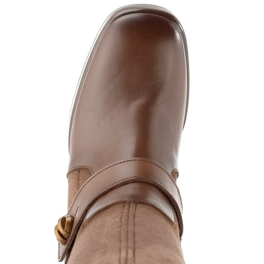 Hispanitas kozačky na podpatku Tokio avellana HI254374