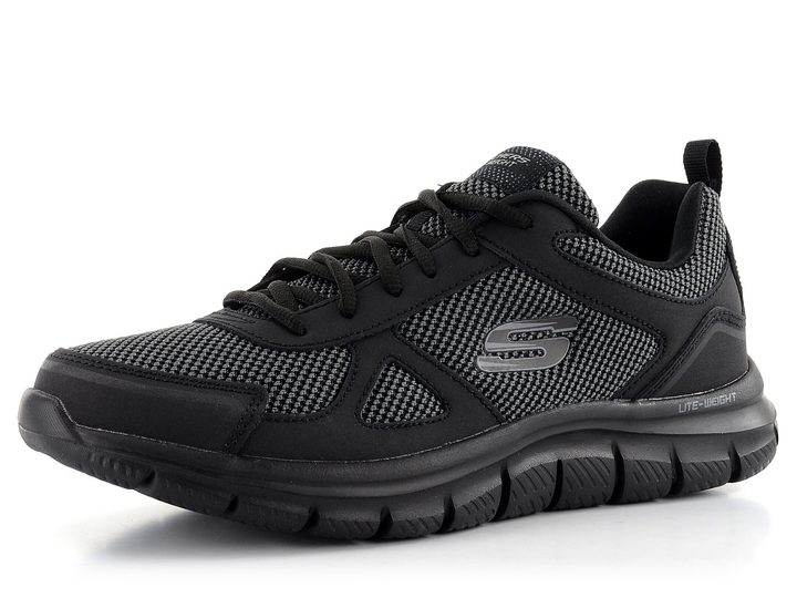 Skechers pánske čierno-šedé tenisky Bucolo 52630