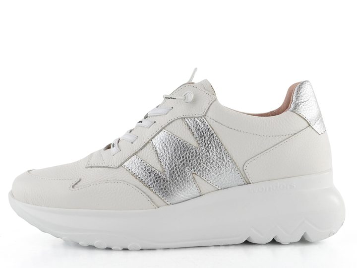 Wonders dámské tenisky na platformě Off/Plata A-4002