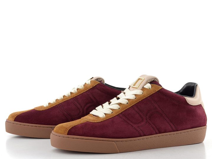 Högl sneakers polobotky cabernet/camel 0-100332-4411