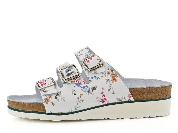 Moosbacher fuzbetové pantofle Hasel/bílá folklor 519