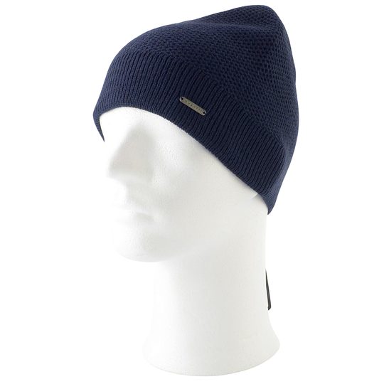 Bugatti pánská žerzejová čepice tmavě modrá 629316-590