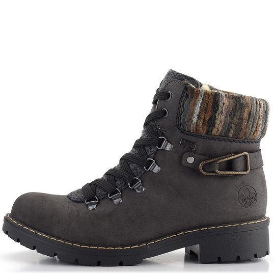 Rieker členková obuv s nápletom a membránou šedá Y9131-45