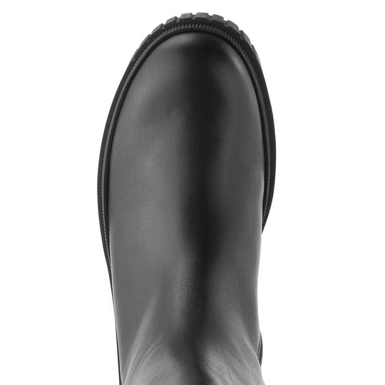 Gabor kotník na hrubé podešvi se zadním zipem černý 71.826.27