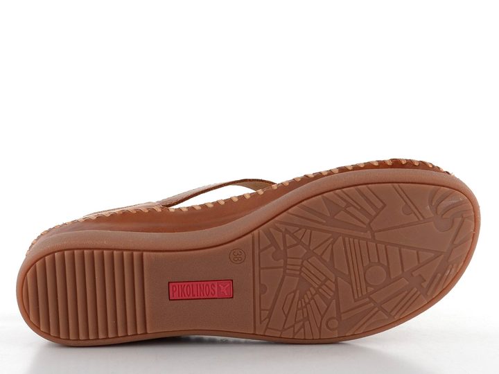 Pikolinos sandále s kríženými pásikmi Cadaques Brandy W8K-0741