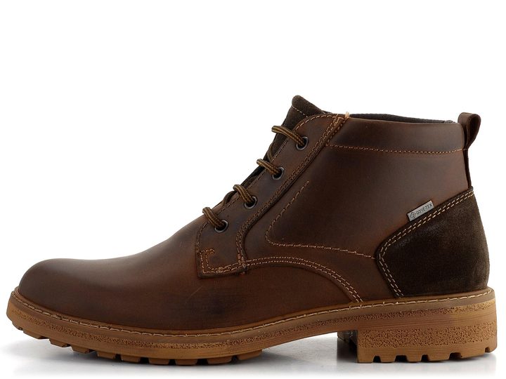 Ara pánský kožený kotník hnědý Frederik Marrone/Caffee 11-24711-44