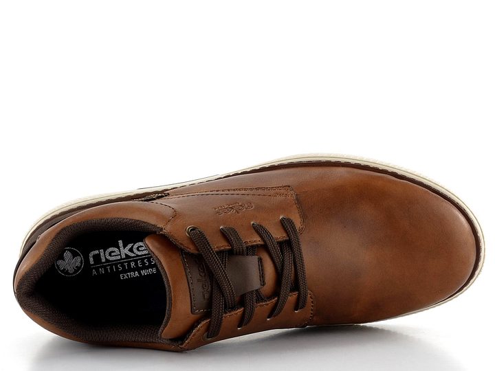 Rieker pánské šněrovací polobotky hnědé B3313-24