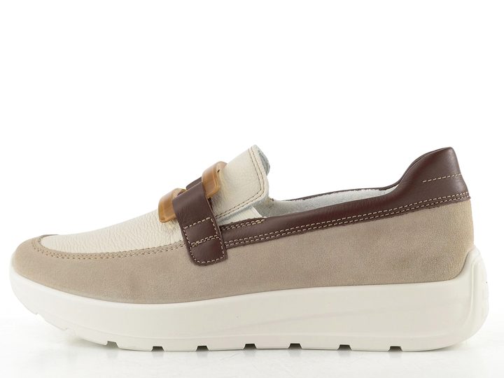 Ara širší mokasíny New York beach/mocca/cream 12-25122-07