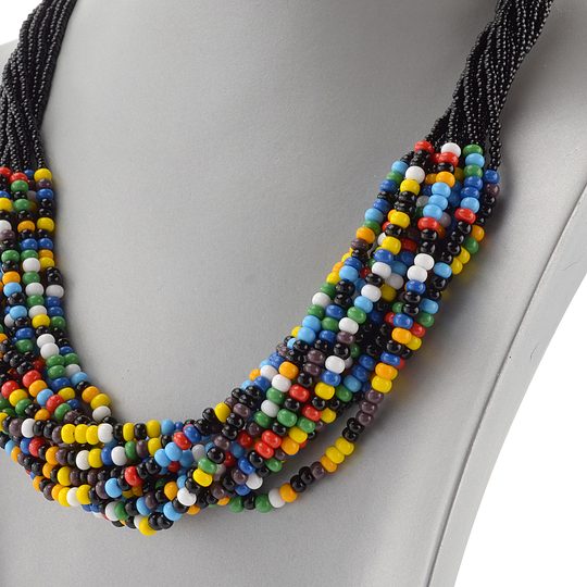 Náhrdelník pestrobarevný etno
