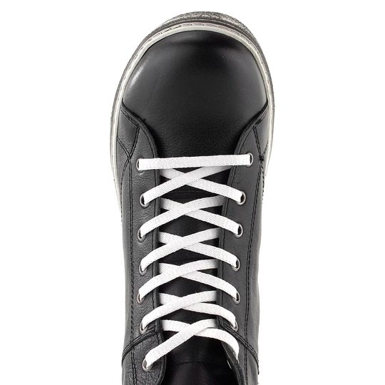 Looke čierna kožená členková obuv Joie L0641-40