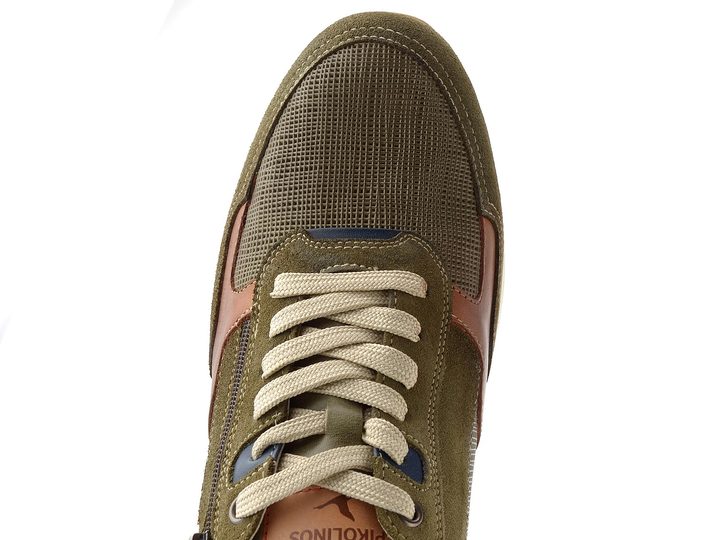 Pikolinos pánské šněrovací polobotky Liverpool kaki M2A-6292SEC1