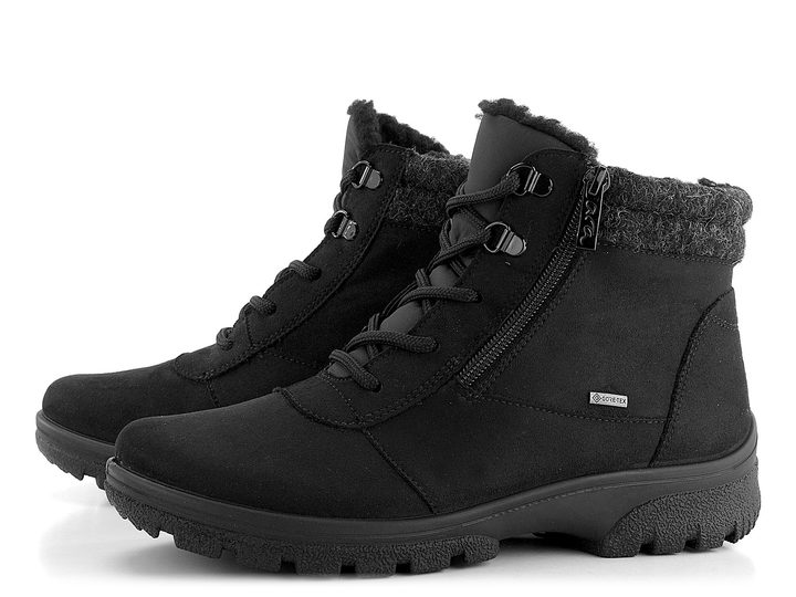 Ara členková obuv s Gore-Tex membránou Saas-Fee Black 12-49309-01