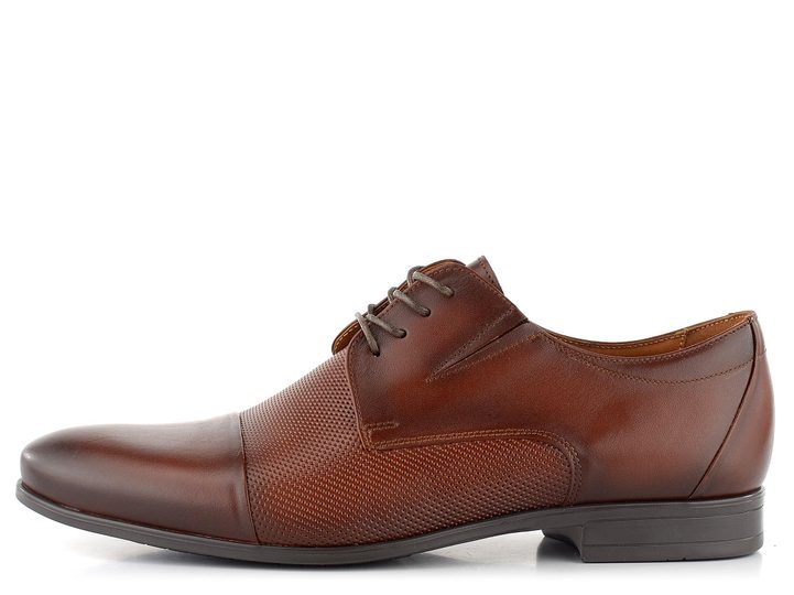 Barton elegantní hnědé polobotky M23100