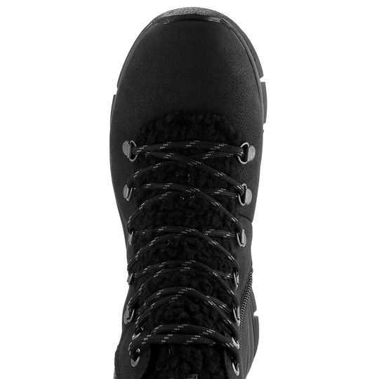 Rieker šněrovací kotník na platformě černý 48030-00