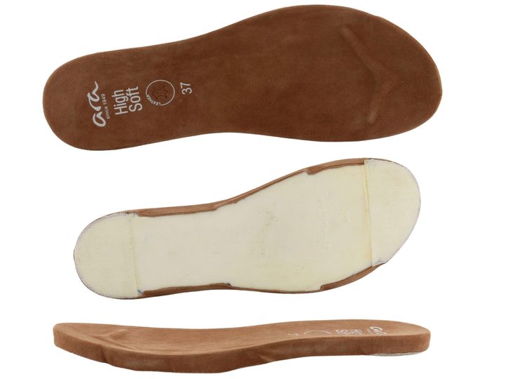 Ara sandály na platformě s klínkem Bilbao hnědá 12-33518-09