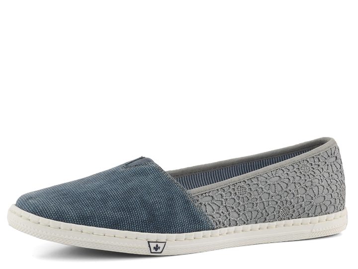 Rieker polobotky Slip-on modré M2750-14