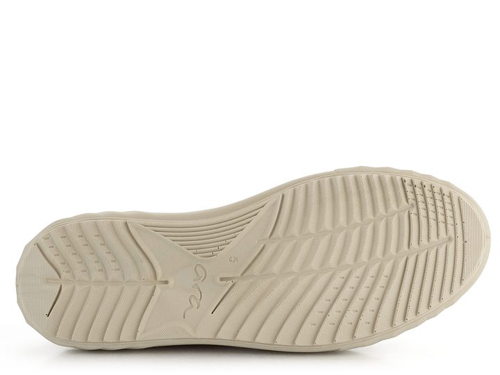 Ara širšie poltopánky na platforme Monaco Cream/Platin 12-46523-17