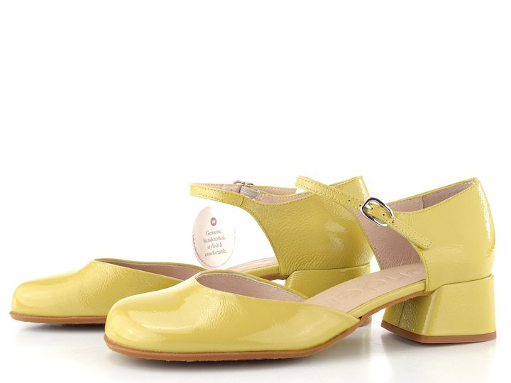 Wonders lakované lodičky s kotníkovým páskem amber D-2402