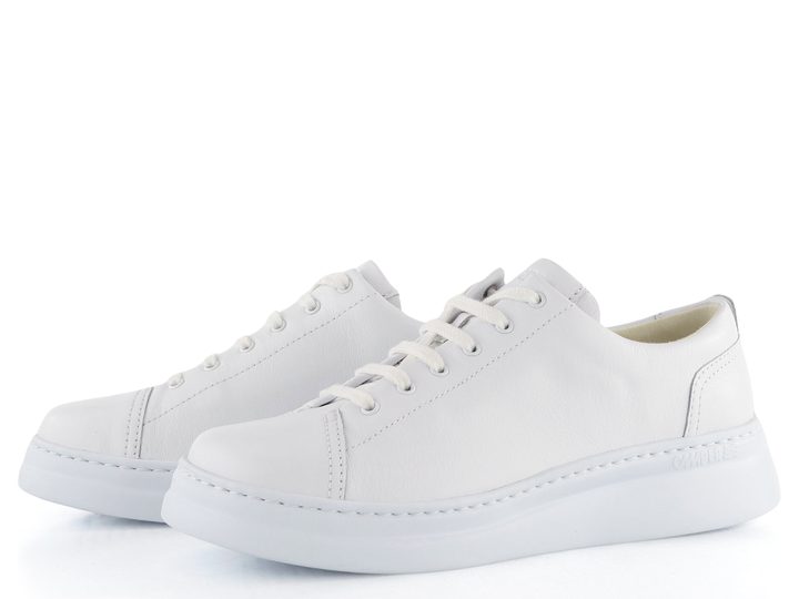 Camper biele dámske poltopánky na platforme K200508-041