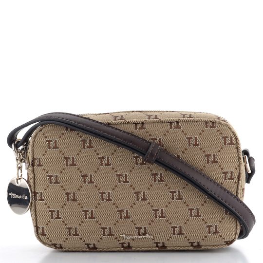 Tamaris malá crossbody kabelka s potiskem Clarice Sand 33410