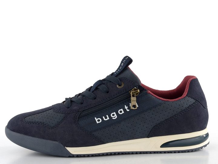 Bugatti modré pánské tenisky se zipem 321-A3811-5500