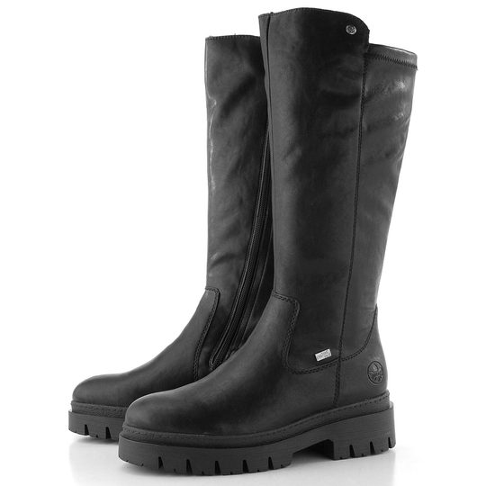 Rieker černé kozačky s membránou Z9490-00