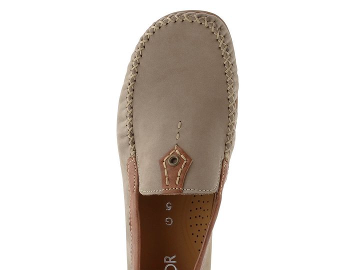 Gabor mokasíny s ozdobným šitím corda/new whisky 86.090.43