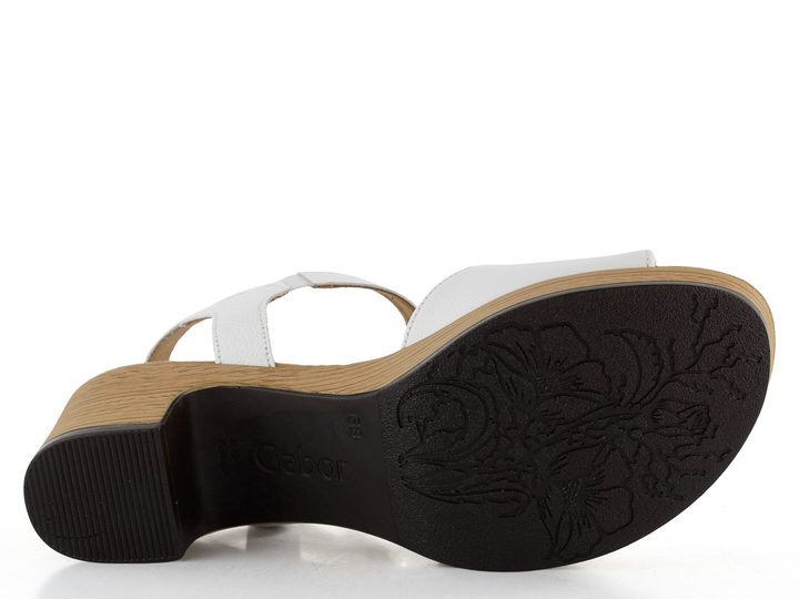 Gabor sandále na platforme s podpätkom Weiss 62.071.50