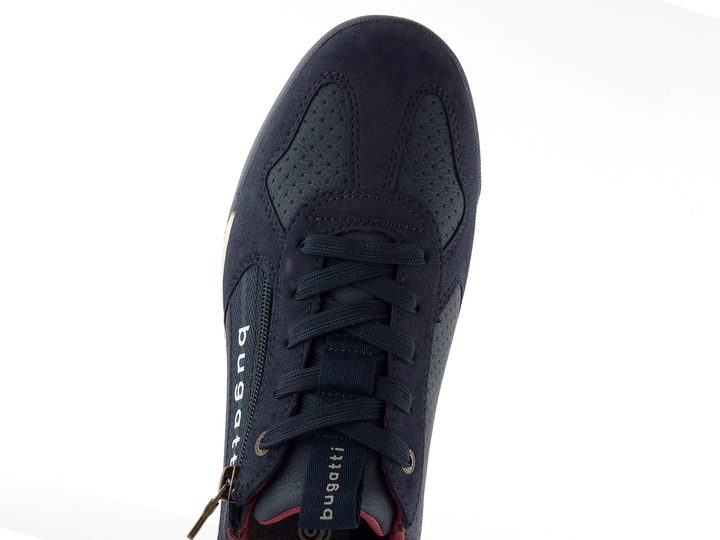 Bugatti modré pánské tenisky se zipem 321-A3811-5500