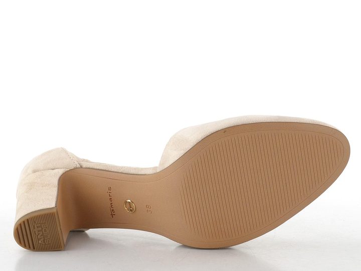 Tamaris lodičky s kotníkovým páskem nude 1-24412-41