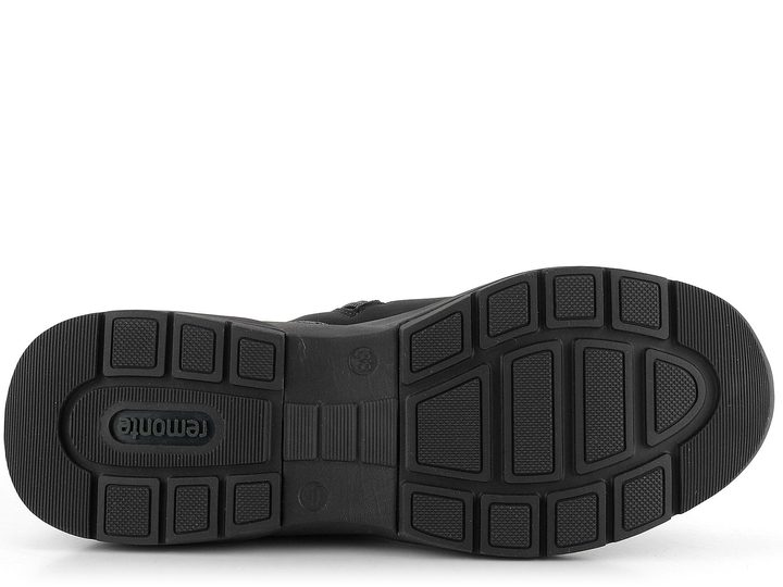 Remonte čierna textilná členková obuv s membránou D6677-03