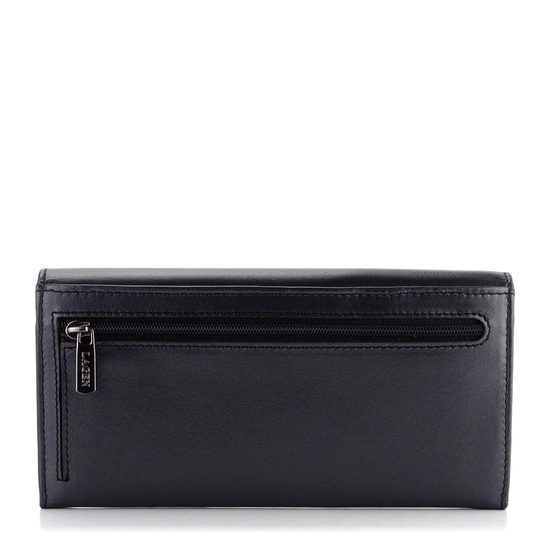 Dámská peněženka podlouhlá metalická Black 50721