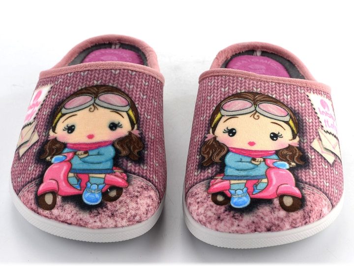 Inblu domácí pantofle s plnou špičkou a obrázkem Rosa EC000092