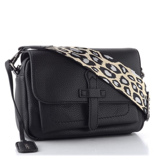 Rieker crossbody kabelka s klopou čierna H1101-01