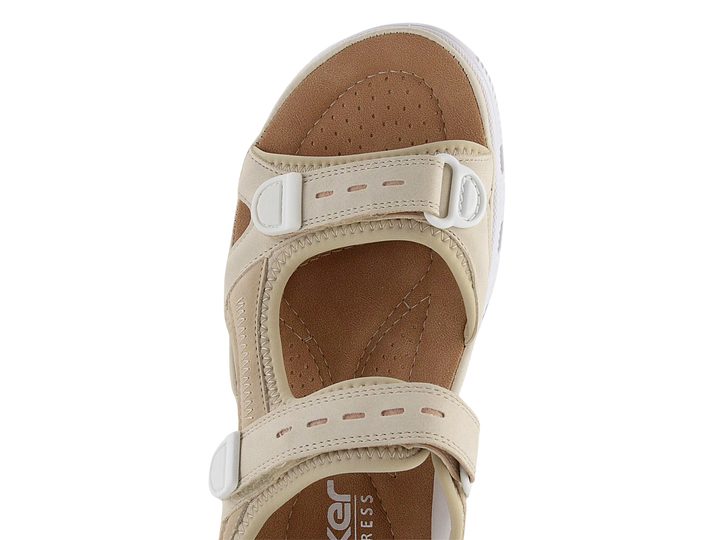 Rieker krémové sportovní sandály 64074-60